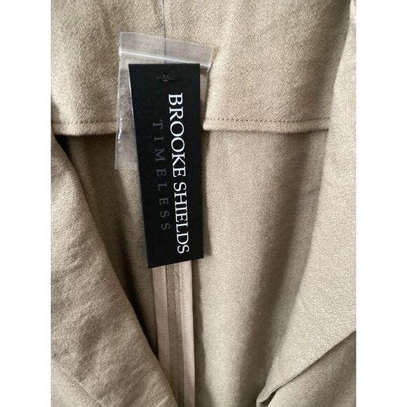 BROOKE SHIELDS Timeless Ponte Blazer, Olive New With Tag Size XL - Picture 5 of 12